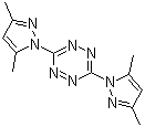 structure of CAS# 30169-25-6, 3,6-Bis(3,5-dimethyl-1H-pyrazol-1-yl)-1,2,4,5-tetrazine