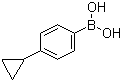 结构式 CAS# 302333-80-8, 4-环丙基苯硼酸