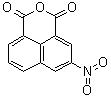 structure of CAS# 3027-38-1, 5-Nitro-1H,3H-naphtho[1,8-cd]pyran-1,3-dione;3-Nitro-1,8-naphthalic anhydride; 3-Nitronaphthalic anhydride; 5-Nitro-1H,3H-benzo[de]isochromene-1,3-dione; NSC 32326; YY 187