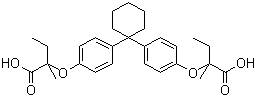 结构式 CAS# 30299-08-2, 克利贝特