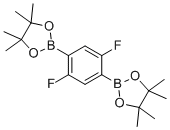 structure of CAS# 303006-90-8, 2,2'-(2,5-Difluoro-1,4-phenylene)bis(4,4,5,5-tetramethyl-1,3,2-dioxaborolane)