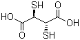 结构式 CAS# 304-55-2, 2,3-二巯基丁二酸; 2,3-二巯基琥珀酸