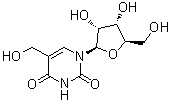 5-Hydroxymethyluridine molecular structure (CAS 30414-00-7)