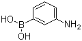 structure of CAS# 30418-59-8, 3-Aminobenzeneboronic acid ;3-Aminophenylboronic acid