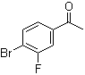 structure of CAS# 304445-49-6, 1-(4-Bromo-3-fluorophenyl)ethanone