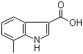 structure of CAS# 30448-16-9, 7-Methylindole-3-carboxylic acid;7-Methyl-1H-indole-3-carboxylic acid