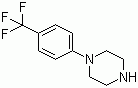 structure of CAS# 30459-17-7, 1-(4-Trifluoromethylphenyl)piperazine;1-[p-(Trifluoromethyl)phenyl]piperazine