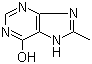 8-Methyl-7H-purin-6-ol molecular structure (CAS 30467-02-8)