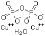 结构式 CAS# 304671-71-4, 水合焦磷酸铜