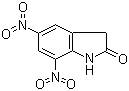 结构式 CAS# 30490-21-2, 5,7-二硝基氧化吲哚