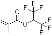 structure of CAS# 3063-94-3, 1,1,1,3,3,3-Hexafluoroisopropyl methacrylate;Methacrylic acid, 2,2,2-trifluoro-1-(trifluoromethyl)ethyl ester; 1-Trifluoromethyl-2,2,2-trifluoroethyl methacrylate; 2,2,2-Trifluoro-1-(trifluoromethyl)ethyl methacrylate; Hexafluoroisopropyl methacrylate; Viscoat 6FM