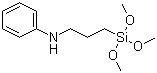 结构式 CAS# 3068-76-6, N-[3-(三甲氧基硅基)丙基]苯胺