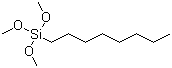 Trimethoxyoctylsilane molecular structure (CAS 3069-40-7)