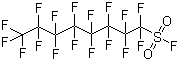 结构式 CAS# 307-35-7, 全氟辛基磺酰氟; FX-8