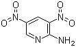 结构式 CAS# 3073-30-1, 3,5-二硝基-2-氨基吡啶