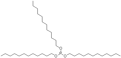 Tri-n-dodecyl phosphite molecular structure (CAS 3076-63-9)