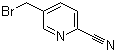 2-氰基-5-溴甲基吡啶分子结构 (CAS 308846-06-2)