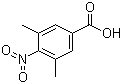 结构式 CAS# 3095-38-3, 3,5-二甲基-4-硝基苯甲酸