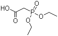 structure of CAS# 3095-95-2, Diethyl carboxymethylphosphonate;(Diethoxyphosphinyl)-acetic acid; Phosphono-acetic acid P,P-diethyl ester; (Diethoxyphosphinyl)acetic acid; (Diethylphosphono)acetic acid; Diethoxyphosphorylacetic acid; Diethyl carboxymethanephosphonate; 2-(Diethoxyphosphinyl)acetic acid