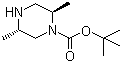structure of CAS# 309915-46-6, tert-Butyl (2R,5S)-2,5-dimethylpiperazine-1-carboxylate;(2R,5S)-N-(tert-butyl)-2,5-dimethyl-1-piperazinecarboxamide; (2R,5S)-tert-Butyl 2,5-dimethylpiperazine-1-carboxylate