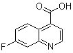 structure of CAS# 31009-03-7, 7-Fluoro-4-quinolinecarboxylic acid