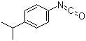 结构式 CAS# 31027-31-3, 4-异丙基苯异氰酸酯; 对异丙基苯基异氰酸酯