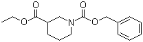 structure of CAS# 310454-53-6, Cbz-Piperidine-3-carboxylic acid ethyl ester;1-Benzyl 3-ethyl piperidine-1,3-dicarboxylate