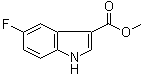 结构式 CAS# 310886-79-4, 5-氟-1H-吲哚-3-羧酸甲酯