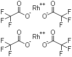 structure of CAS# 31126-95-1, Rhodium(II) trifluoroacetate dimer