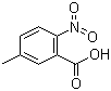 结构式 CAS# 3113-72-2, 5-甲基-2-硝基苯甲酸