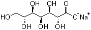 结构式 CAS# 31138-65-5, 葡萄醣庚酸钠