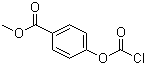structure of CAS# 31140-40-6, 4-[(Chlorocarbonyl)oxy]benzoic acid methyl ester;p-Methoxycarbonylphenyl chloroformate
