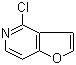 结构式 CAS# 31270-80-1, 4-氯呋喃并[3,2-c]吡啶