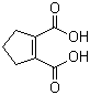 结构式 CAS# 3128-15-2, 1-环戊烯-1,2-二羧酸