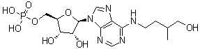 结构式 CAS# 31284-94-3, 二氢玉米素核苷酸