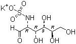 结构式 CAS# 31284-96-5, 氨基葡萄糖硫酸钾盐