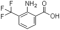 structure of CAS# 313-12-2, 2-Amino-3-trifluoromethylbenzoic acid;2-Amino-3-(trifluoromethyl)benzoic acid; 3-(Trifluoromethyl)anthranilic acid