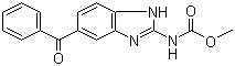 structure of CAS# 31431-39-7, Mebendazole;5-Benzoyl-2-benzimidazolylcarbamic acid methyl ester; Methyl 5-benzoyl benzimidazole-2-carbamate