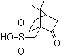 structure of CAS# 3144-16-9, D-Camphorsulfonic acid;2-Oxobornane-10-sulphonic acid; 1S-(+)-Camphor-10-sulfonic acid; D-2-Oxobornane-10-sulfonic acid; D-(+)-Camphor-10-sulfonic acid; D(+)-10-Camphorsulfonic acid; CSA