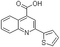 结构式 CAS# 31792-47-9, 2-(噻吩-2-基)喹啉-4-甲酸