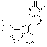 2',3',5'-三乙酰肌苷分子结构 (CAS 3181-38-2)
