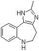结构式 CAS# 318237-73-9, 2-甲基-1,4,5,6-四氢咪唑并[4,5-d][1]苯并氮杂卓