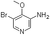 structure of CAS# 31872-78-3, 3-Amino-4-methoxy-5-bromopyridine;5-Bromo-4-methoxy-3-pyridinamine