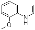结构式 CAS# 3189-22-8, 7-甲氧基吲哚