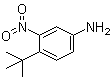 结构式 CAS# 31951-12-9, 4-叔丁基-3-硝基苯胺