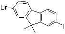 structure of CAS# 319906-45-1, 2-Bromo-7-iodo-9,9-dimethylfluorene;2-Bromo-7-iodo-9,9-dimethyl-9H-fluorene; 7-Bromo-2-iodo-9,9-dimethyl-9H-fluorene