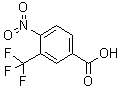 structure of CAS# 320-38-7, 4-Nitro-3-(trifluoromethyl)benzoic acid
