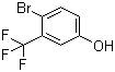 structure of CAS# 320-49-0, 4-Bromo-3-(trifluoromethyl)phenol;3-Trifluoromethyl-4-bromophenol