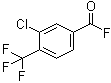 3-氯-4-(三氟甲基)苯甲酰氟分子结构 (CAS 320-62-7)