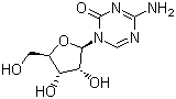 structure of CAS# 320-67-2, 5-Azacytidine;4-Amino-1-beta-D-ribofuranosyl-1,3,5-triazine-2(1H)-one